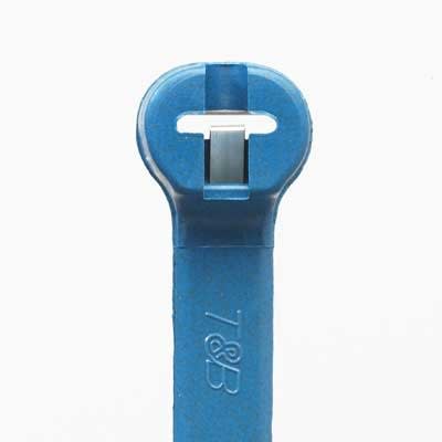 THOMAS & BETTS - Kabelband detecteerbaar TY-RAP, 92x2,4mm, nylon, blauw (in zak)