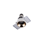 UNI-BRIGHT - Trimless downlight, orientable - charbon/doré - excl. LED GU10 6w