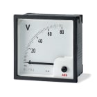 ABB - Analoge voltmeter  Directe aansluiting, schaal 300V AC,  96mm