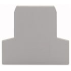 WAGO - Afsluit- en tussenplaat 2,5 mm dik, grijs
