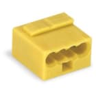 WAGO - MICRO-lasklem 4-draads klem, geel