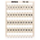 WAGO - WMB markeringssysteem horizontaal 1-50 (2x), wit