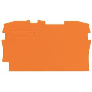 WAGO - Afsluit- en tussenplaat 0,8mm dik, oranje