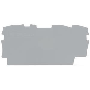 WAGO - Afsluit- en tussenplaat 0,8 mm dik, grijs