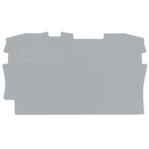 WAGO - Afsluit- en tussenplaat 0,8mm dik, grijs