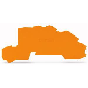 WAGO - Afsluit- en tussenplaat 0,8 mm dik, oranje