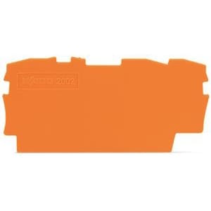 WAGO - Afsluit- en tussenplaat 0,8 mm dik, oranje