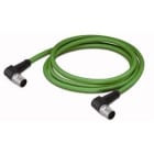 WAGO - EtherNet/PROFINET-kabel, hoekig 3m aan beide zijden geconfectioneerd, groen