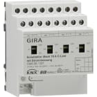 GIRA - Schakelactor 4-v 16A hand + stroom C-last KNX DIN-rail