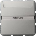 GIRA - Hotel-Card wisseldrukcontact (verl.) TK System 55 edelstaal(gel.)