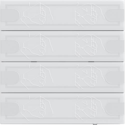 GIRA - KNX Tastsensor 4 Komfort 4x TS4 blanc