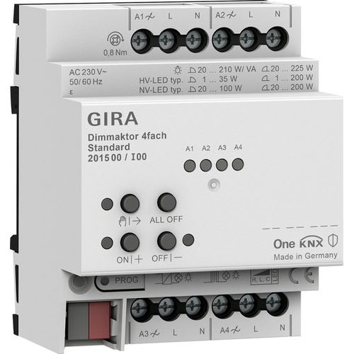 GIRA - Dimactor 4-v DIN-rail Std KNX Secure