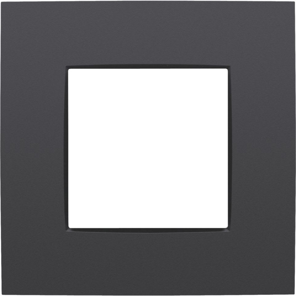 NIKO - Plaque de recouvrement INTENSE (60mm) simple, antracite coated