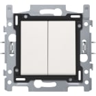 NIKO - Interrupteur va-et-vient double 10A 250V AC, blanc