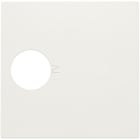 NIKO - Centraalplaat voor coax-aansluiting enkelvoudig, wit