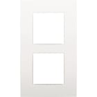 NIKO - Plaque de recouvrement INTENSE (60mm) double vertical, blanc
