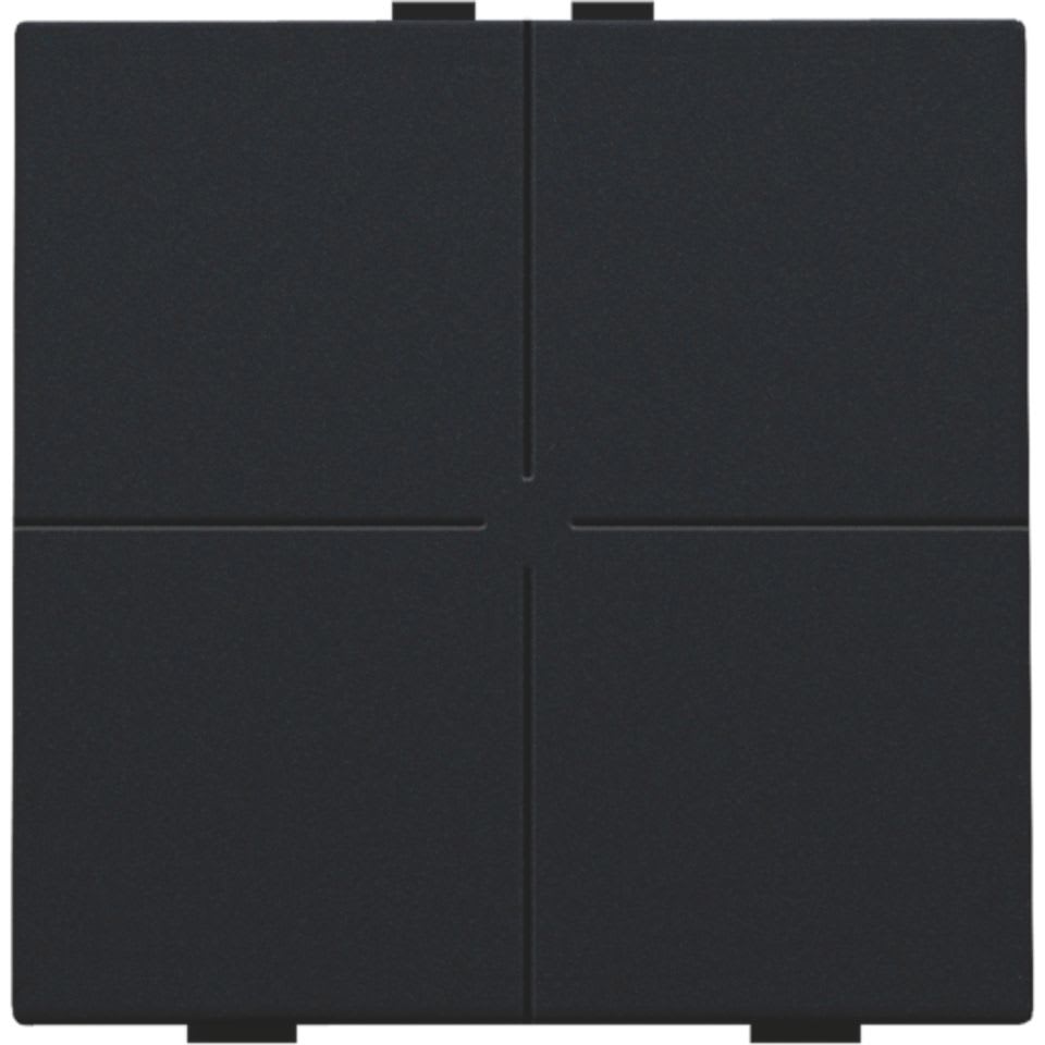 NIKO - Home Control commande d' éclairage quadruple, noir