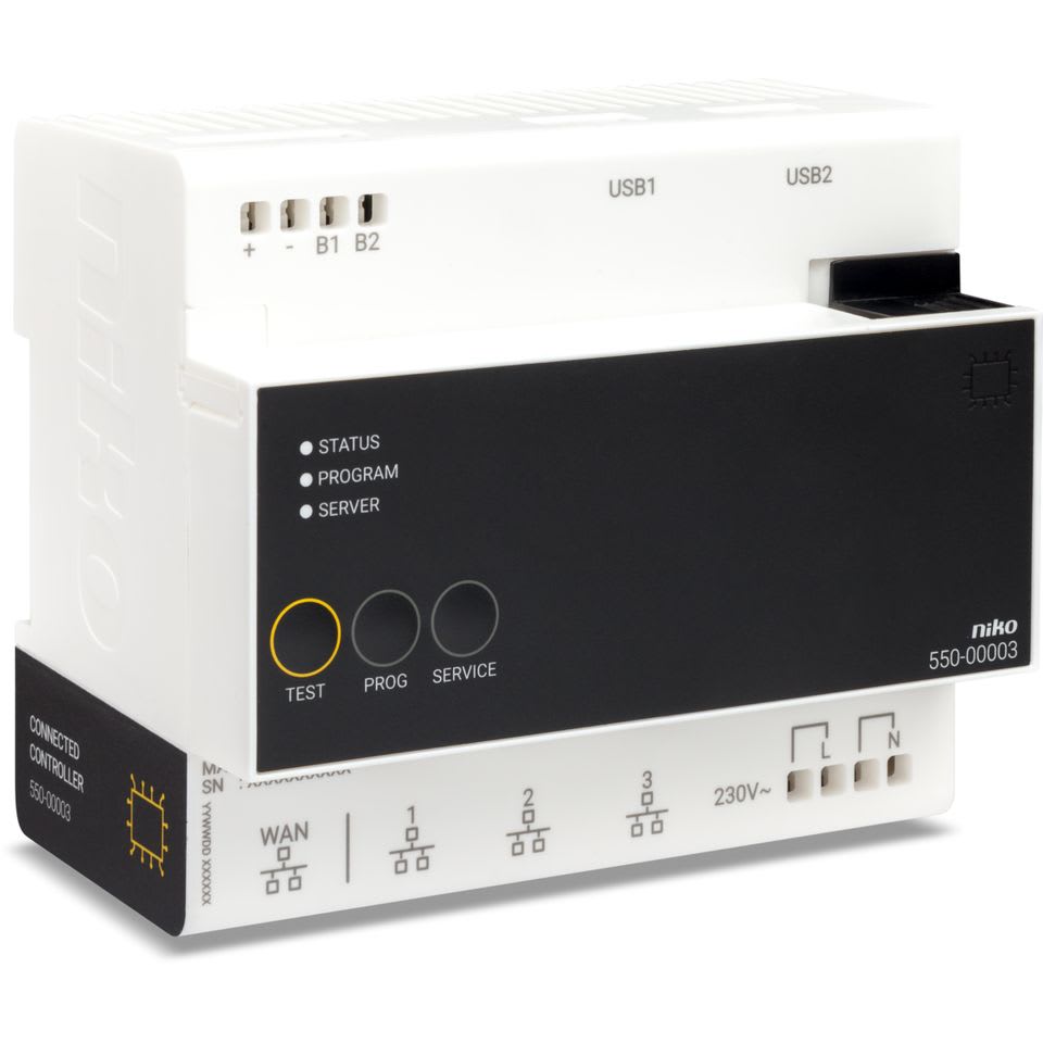 NIKO - Niko Home Control-Connected Controller (incl.voeding, IP-interface, IP-gateway)