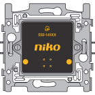 NIKO - Enkelvoudige muurprint met sokkel voor Niko Home Control, 60 x 71 mm, klauwbeves