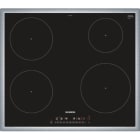 Siemens Huishoud - Kookplaat inductie, 4 zones, 60cm, touchslider, inox kader