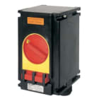CEAG - Interrupteur de sécurité 3x40A poignée rouge et jaune, PA 2xM40+1xM25