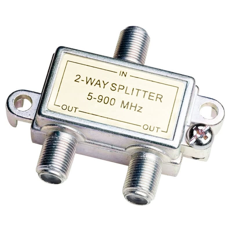 ABITANA - Coax 2-weg splitter (-4dB) met F connectors