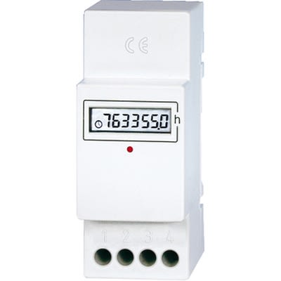 BAUSER - Digitale impulsteller met nulstelling 9999999 12-150VDC/24-240VAC