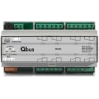 Qbus - Set van 10 Relaismodules (8x16A) met manuele bediening en LED indicatie