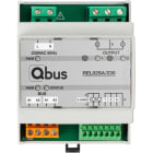 Qbus - Module de relais (2 sorties 16A 230V) manuelle indication LED + 3 entrees