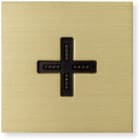 Basalte - Eve plus - wall base cover brushed brass