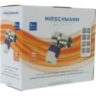 HIRSCHMANN - Connecteur F Quick Fix, coudé, 6,7 à 7,1