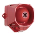 WERMA - Blits-sirene WM 32 tonen 9-60VDC rood/rood