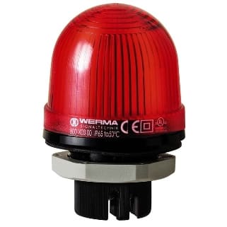 WERMA - LED permanent EM 230VAC rood