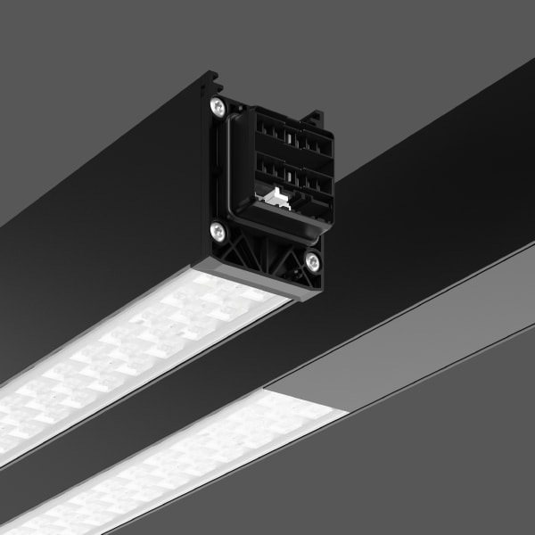 RZB - LINEDO, 71W, 9200lm, 830, zwart, on/off Lichtlijn, 4547x58x76mm