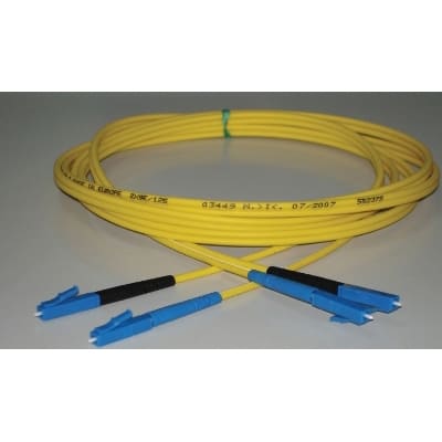 FUMO COMMUNICATIONS - LC duplex LC duplex fiber patchcord singlemode 9/125 OS2 lengte 2m geel