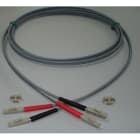FIBER PATCHCORDS N/B - LC duplex LC duplex fiber patchcord multimode 50/125 OM3 longueur 2m GRIS