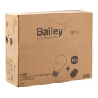 BAILEY - Combi boite 10x douille E27 + 10x 10W 2700K A60 806lm