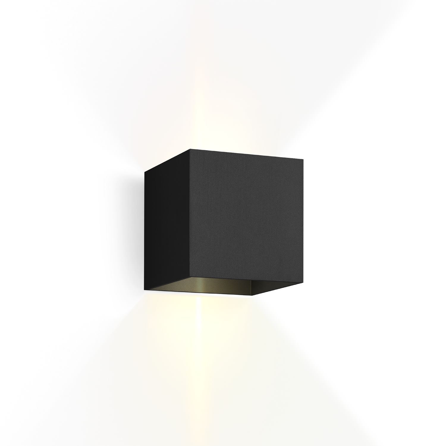 WEVER & DUCRE - BOX 2.0 LED textuur zwart 3000K muur buiten