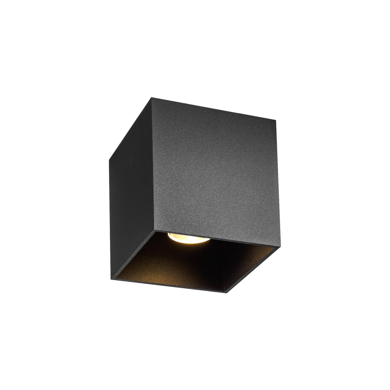 WEVER & DUCRE - BOX 1.0 LED textuur zwart 3000K plafond buiten