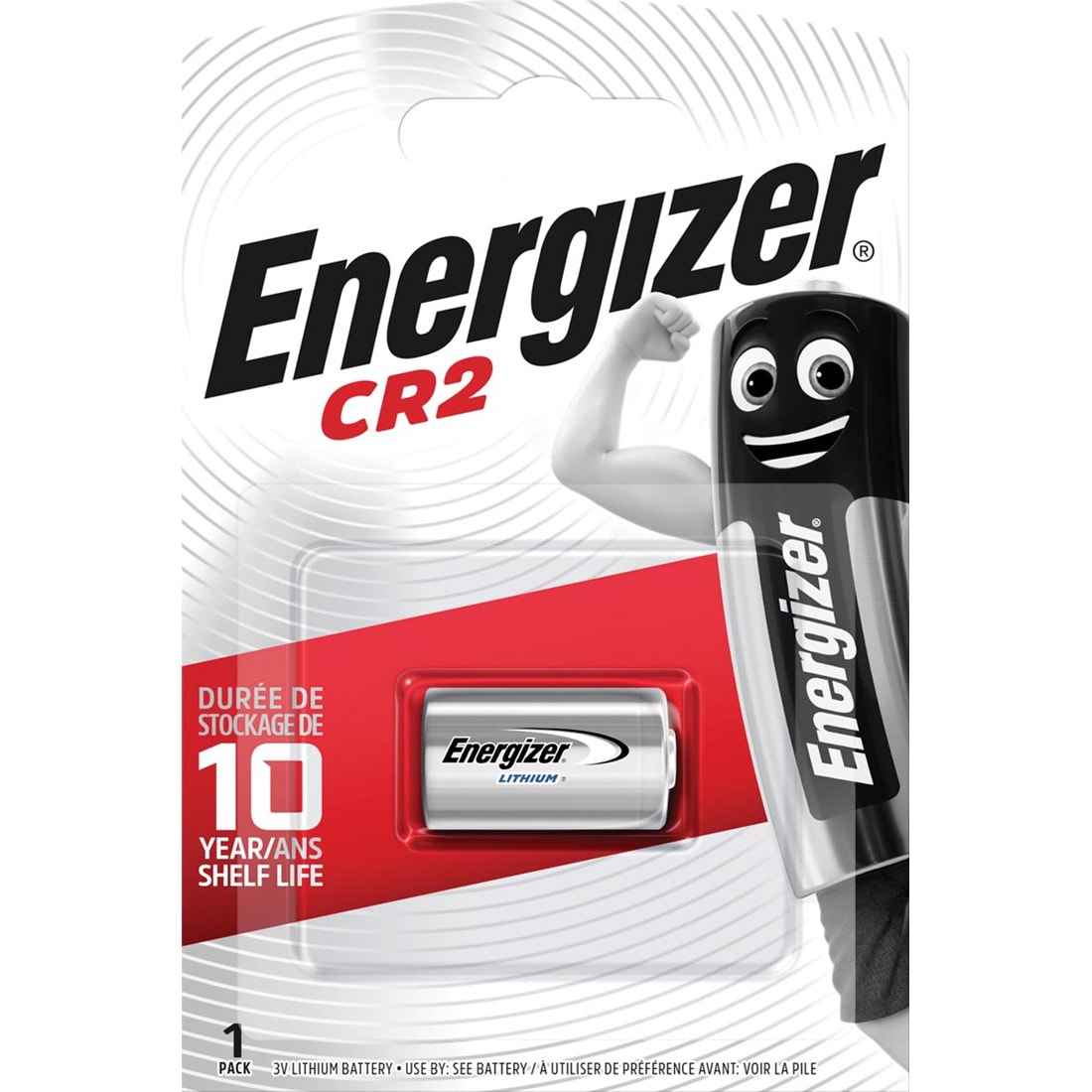 Energizer - Batterij Lithium 3V CR2 - blister 1 stuk