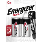 Energizer - Batterij alkaline Max - C 1,5V - LR14 - blister 2 stuks