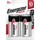 Energizer - Batterij alkaline Max - D 1,5V - LR20 - blister 2 stuks