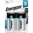 Energizer - Batterij alkaline Max Plus - D 1,5V - LR20 - blister 2 stuks