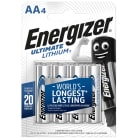 Energizer - Batterij Ultimate Lithium - AAA - FR03 - blister 4 stuks