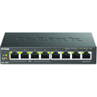 D-LINK - Switch 8 poorten, waarvan 4 PoE poorten, gigabit ethernet 10/100/1000 base-T