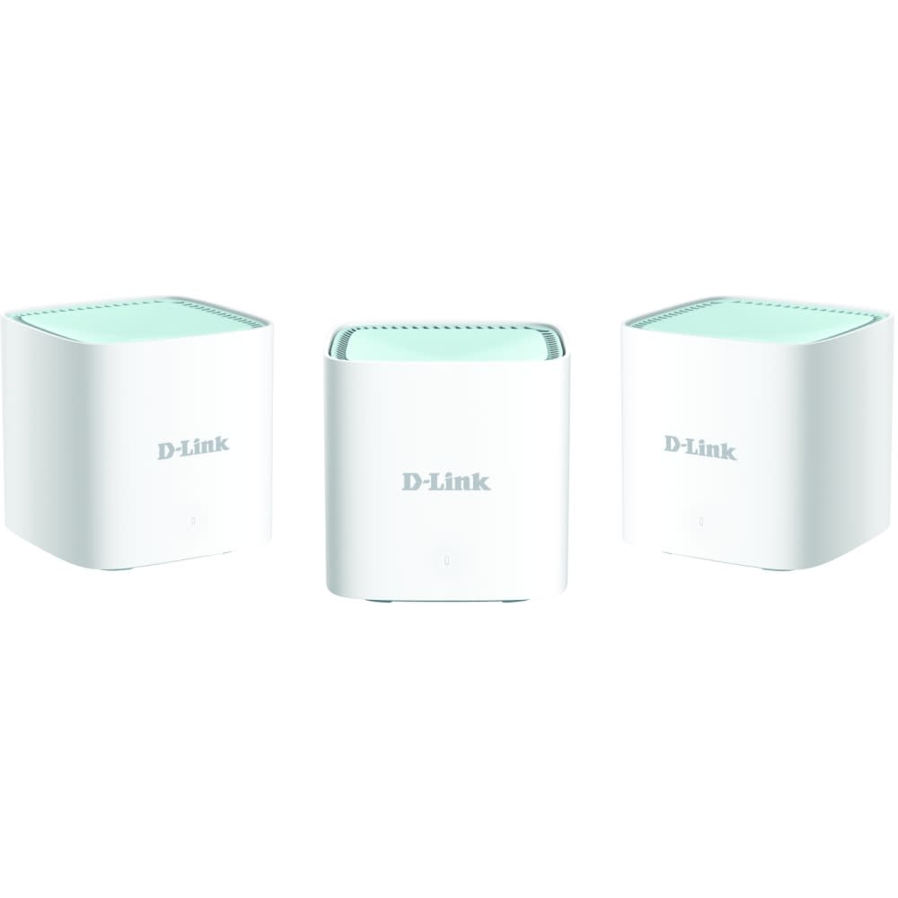 D-LINK - AX1500 Dual Band Whole Home Mesh Wi-Fi 6 System (3-pack)
