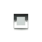 SIMES - Minizip LED carré 2W 3200K inox