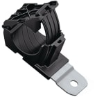 Hellermann Tyton - P-clip kliksluiting, Ø bundel 19,4-36,0 mm, M8, zwart, kort, 180°