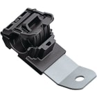 Hellermann Tyton - P-clip kliksluiting, Ø bundel 12,7-19,5mm, M8, zwart, kort, 30°
