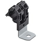 Hellermann Tyton - P-clip kliksluiting, Ø bundel 12,7-19,5mm, M10, zwart, kort, 90°